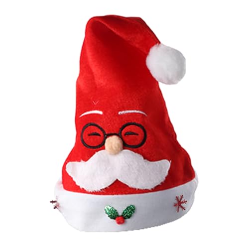 Kalttoy Weihnachtsmütze aus Samt, Rot und Weiß, für Winterfest, Partyzubehör Kalttoy Weihnachtsmütze aus Samt, Rot und Weiß, für Winterfest, Partyzubehör von Kalttoy