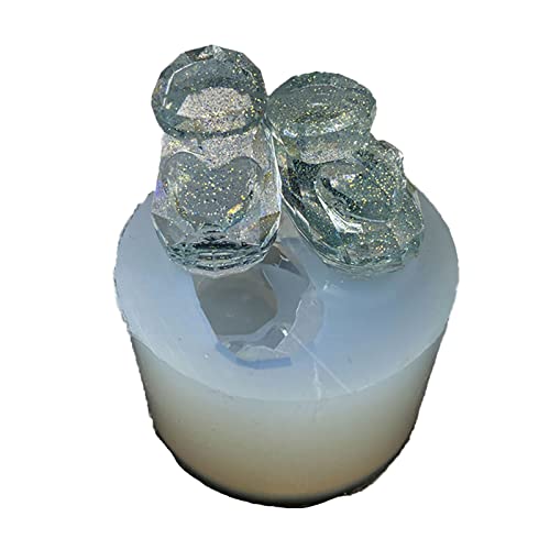 Kristall-Epoxidharz-Form, Schuhform, Ohrringe, Anhänger, Gießform, Silikon, Schmuckherstellungswerkzeug von Kalttoy