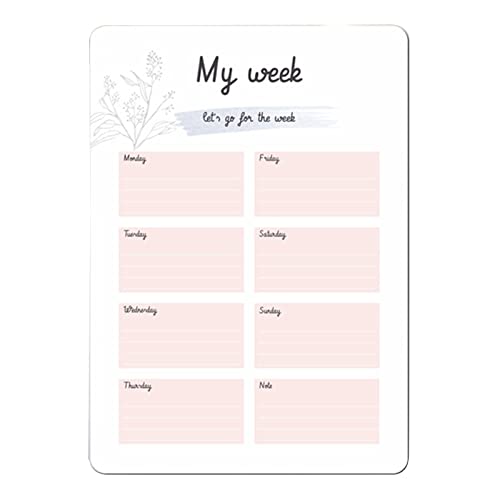 Magnetisches Whiteboard, A4, Kühlschrankmagnet, Notizblock von Kalttoy