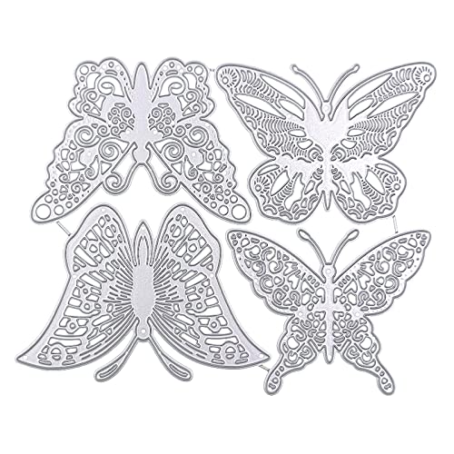 Metall-Stanzformen, Schmetterlinge, Schablonen, Stanzschablone für Scrapbooking, Album, Papier, Karten, Prägung von Kalttoy