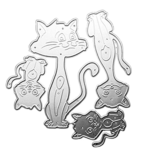 Metall-Stanzformen mit Katzenmotiv, handgefertigte Projekte, Kunstkreationszubehör für Geburtstagskarten Metall-Stanzformen mit Katzenmotiv, handgefertigte Projekte, Kunstkreationszubehör für Geburtstagskarten von Kalttoy