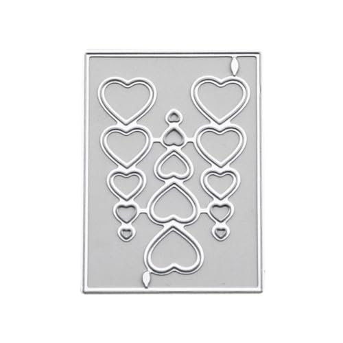 Metall-Stanzformen mit fünfzackigem Stern, Herz, Liebe, zum Selbermachen, Album-Foto-Dekor Metall-Stanzformen mit fünfzackigem Stern, Herz, Liebe, zum Selbermachen, Album-Foto-Dekor von Kalttoy