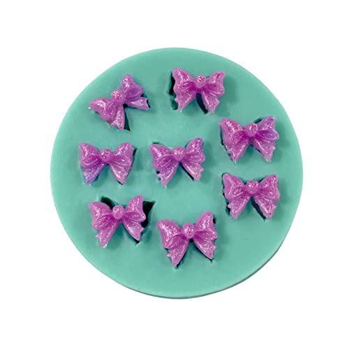 Mini-Silikonform mit Herz-Schleife, handgefertigt, für Kerzen, Seife, Backen, Fondant, Schokolade, Hochzeitstorte Mini-Silikonform mit Herz-Schleife, handgefertigt, für Kerzen, Seife, Backen, Fondant, Schokolade, Hochzeitstorte von Kalttoy