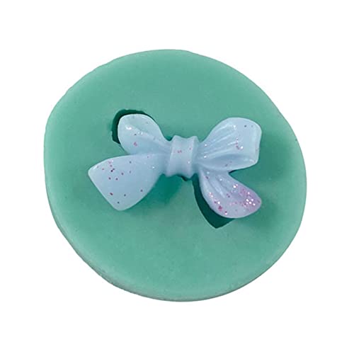 Mini-Silikonform mit Herz-Schleife, handgefertigt, für Kerzen, Seife, Backen, Fondant, Schokolade, Hochzeitstorte von Kalttoy