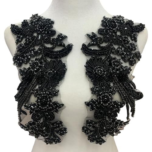 Modische Perlenstickerei, Blumenapplikation, Stickerei, Aufnäher für Party, Hochzeit, Outfit, kulturelle Veranstaltungen, Kostüm-Dekorationen Modische Perlenstickerei, Blumenapplikation, Stickerei, Aufnäher für Party, Hochzeit, Outfit, kulturelle Veranstaltungen, Kostüm-Dekorationen von Kalttoy