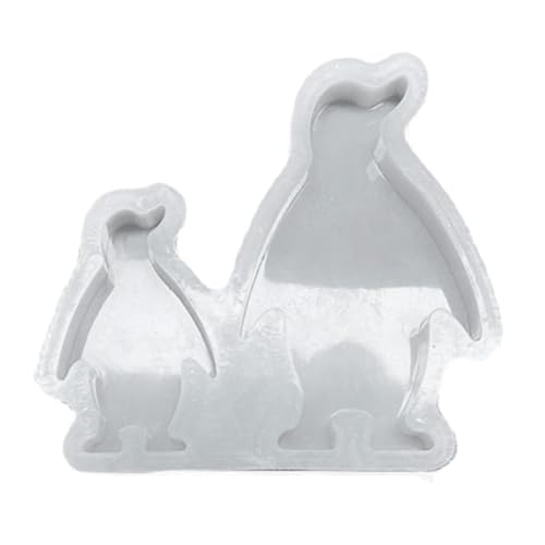 Pinguin-Bär-Kerzenhalter-Form, Epoxidharz, Silikonformen von Kalttoy