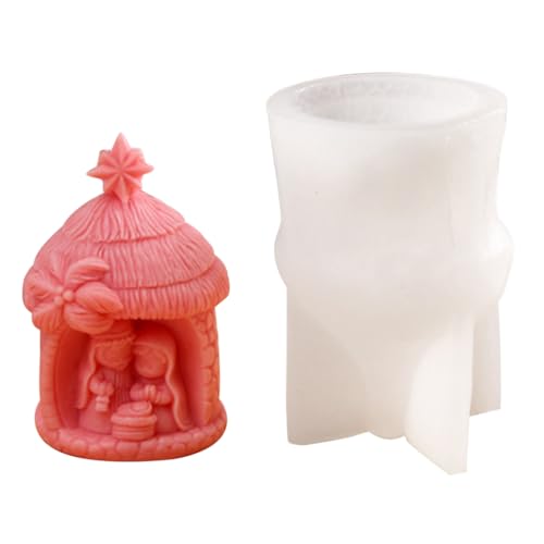 Religion Krippenstatue Kerze Silikonformen DIY Epoxidharz Gießform Religion Krippenstatue Kerze Silikonformen DIY Epoxidharz Gießform von Kalttoy