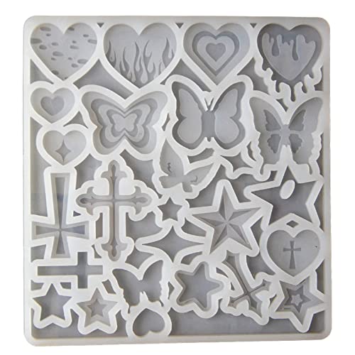 Schmuckgussformen aus Silikon, Anhänger, Kunstharz, Kruzifix, Epoxidharz, Gießform für Ohrringe, Schlüsselanhänger Schmuckgussformen aus Silikon, Anhänger, Kunstharz, Kruzifix, Epoxidharz, Gießform für Ohrringe, Schlüsselanhänger von Kalttoy