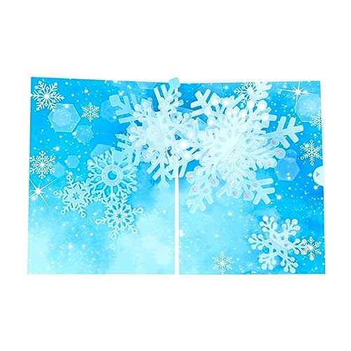 Schneeflocke 3D Einladungen Geschenkkarte Schneemänner Popup Grußkarten Nachricht Schneeflocke 3D Einladungen Geschenkkarte Schneemänner Popup Grußkarten Nachricht von Kalttoy