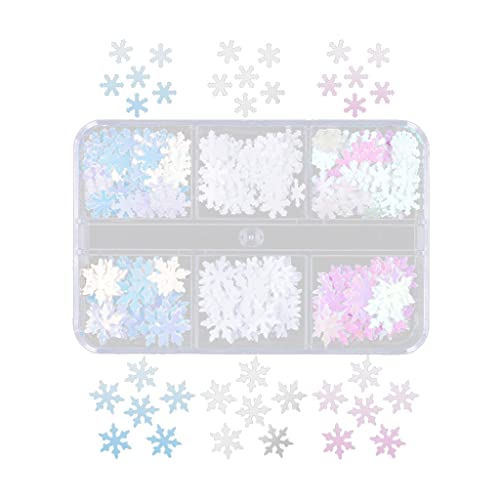 Schneeflocken-Pailletten, Glitzer für Harz-Shaker, Formfüller, glänzende Nagelkunst-Pailletten Schneeflocken-Pailletten, Glitzer für Harz-Shaker, Formfüller, glänzende Nagelkunst-Pailletten von Kalttoy