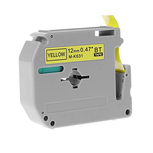 Schriftband-Druckerband, 12 mm breit, MK-Serie, für Brother P-Touch Etikettendrucker Schriftband-Druckerband, 12 mm breit, MK-Serie, für Brother P-Touch Etikettendrucker von Kalttoy