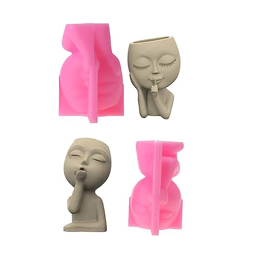Silikonform aus Kunstharz, Gips, Blumentopf, Puppe, Epoxidharz, Gießformen für DIY-Schmuck, Aufbewahrungsbox von Kalttoy