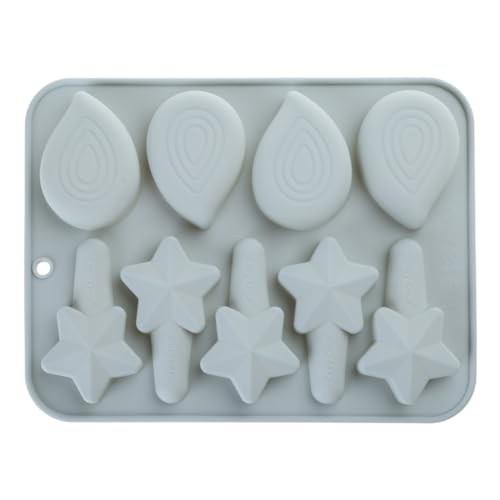Silikonform für Buntstifte, Sterne, Wassertropfen, 3D-Silikonform, ofenfest, langlebig Silikonform für Buntstifte, Sterne, Wassertropfen, 3D-Silikonform, ofenfest, langlebig von Kalttoy