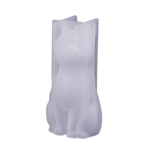Silikonform für Kerzen, Katzen, Hunde, Kaninchen, Epoxidharz, Gießform von Kalttoy
