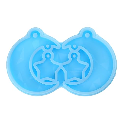 Silikonform für Ohrringe, Anhänger, Epoxidharz, Licht und Effekt, Kristall-Form für Schmuck von Kalttoy