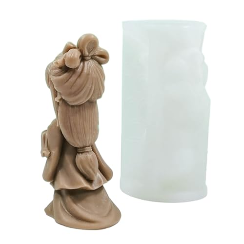 Silikonform für selbstgemachte Seife, Prinzessinnenpuppen, 3D-Mädchen, Kerzenform Silikonform für selbstgemachte Seife, Prinzessinnenpuppen, 3D-Mädchen, Kerzenform von Kalttoy