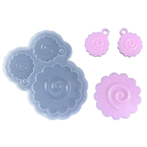 Silikonform zum Selbermachen, Kristall-Epoxidharz, Anhänger für Anhänger, Fischkuchen, Bastelform von Kalttoy