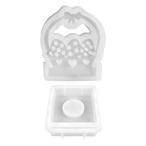 Silikonformen für Blumenkorb, Kerzenhalter, Harz, Gießformen, Kerzenhalter, Silikonformen Silikonformen für Blumenkorb, Kerzenhalter, Harz, Gießformen, Kerzenhalter, Silikonformen von Kalttoy