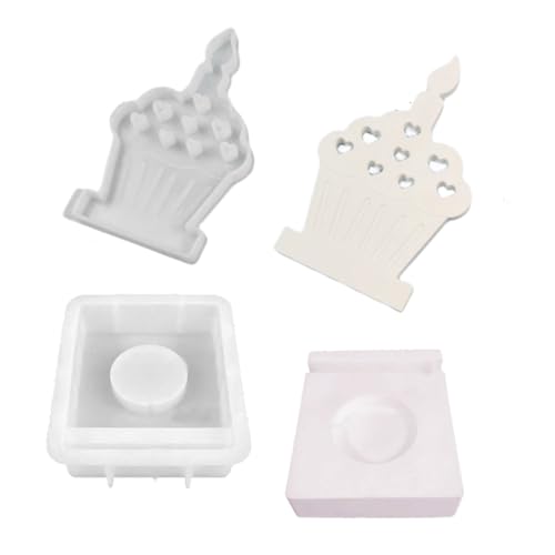 Silikonformen für Kuchen, Kerzenhalter, Herz-Kuchen, Kerzenhalter, Harze, Gießformen Silikonformen für Kuchen, Kerzenhalter, Herz-Kuchen, Kerzenhalter, Harze, Gießformen von Kalttoy