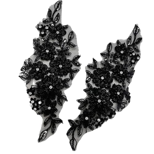 Strass-Perlenapplikation zum Aufnähen auf Kragen, Hochzeitskleid von Kalttoy