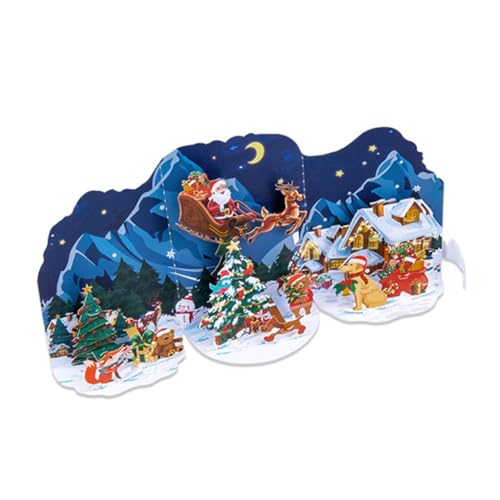 Weihnachtskarte mit Umschlag und Notiz, handgefertigt, faltbar, Grußkarte Weihnachtskarte mit Umschlag und Notiz, handgefertigt, faltbar, Grußkarte von Kalttoy