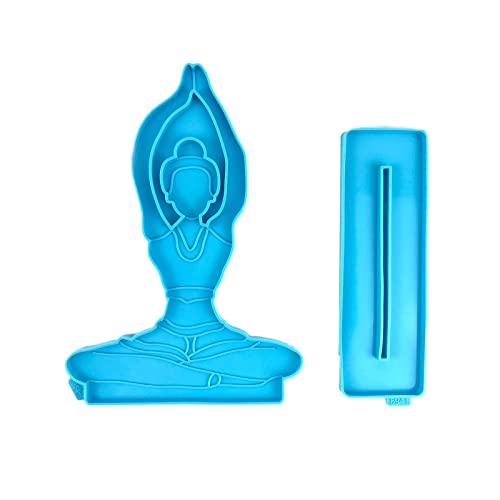 Yoga-Sport-Silikonform für Heimdekoration, Gepäck, Epoxidharz, Süßigkeiten, Fondant, Anhänger, Halskette, Kristall, Schmuck Yoga-Sport-Silikonform für Heimdekoration, Gepäck, Epoxidharz, Süßigkeiten, Fondant, Anhänger, Halskette, Kristall, Schmuck von Kalttoy