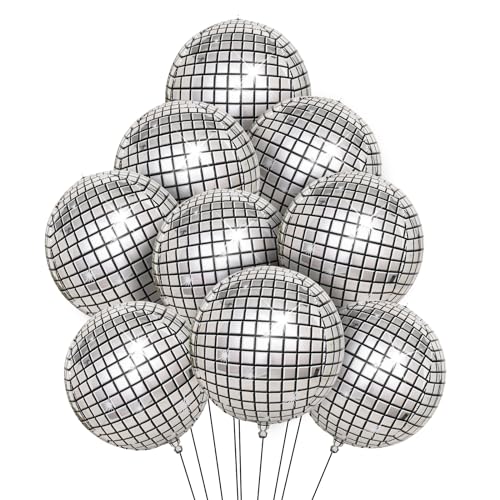 Luftballons Geburtstag,Helium Ballons,9 Stück Discokugel Luftballon,22 Zoll 4D Ballons Geburtstag,folienballon geburtstag,für Disco Mottoparty Geburtstag party deko Silvester Deko 2025 Dekoration Luftballons Geburtstag,Helium Ballons,9 Stück Discokugel Luftballon,22 Zoll 4D Ballons Geburtstag,folienballon geburtstag,für Disco Mottoparty Geburtstag party deko Silvester Deko 2025 Dekoration von Kaluofan