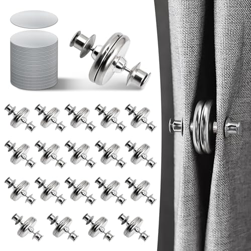 Raffhalter Magnetisch, Kaluofan 20 Paar Vorhang Magnetknopf, Duschvorhang Gewichte Vorhang Magnetischer Verhindert Lichtverlust, Duschvorhang Magnet für Schlafzimmer, Badezimmer Bürovorhänge Raffhalter Magnetisch, Kaluofan 20 Paar Vorhang Magnetknopf, Duschvorhang Gewichte Vorhang Magnetischer Verhindert Lichtverlust, Duschvorhang Magnet für Schlafzimmer, Badezimmer Bürovorhänge von Kaluofan