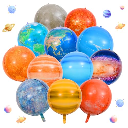 Weltraum Deko,12 Stk Weltraum Luftballons,22 Zoll 4D Planeten Folienballons,Planeten Deko Weltall Party Ballon,Weltraum Kindergeburtstag Deko,Helium Ballons für Weltraum Sonnensystem Themen Party Deko Weltraum Deko,12 Stk Weltraum Luftballons,22 Zoll 4D Planeten Folienballons,Planeten Deko Weltall Party Ballon,Weltraum Kindergeburtstag Deko,Helium Ballons für Weltraum Sonnensystem Themen Party Deko von Kaluofan
