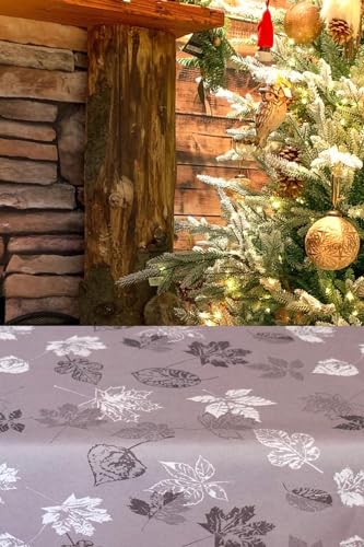 KAMACA Tischdecke mit hochwertigem Druck-Motiv Küche Esstisch Tisch Dekoration Eyecatcher in Herbst Winter Weihnachten (Herbstblätter 110x160) von KAMACA