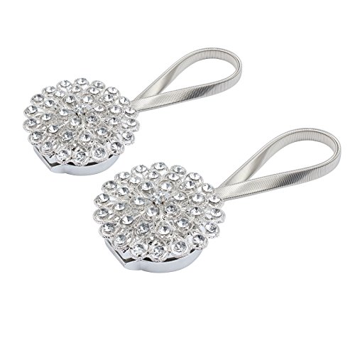 Kamtop Magnetische Vorhang Raffhalter, 2 Stück magnetische dekorative Vorhänge Vorhangclips Schnalle, Raffhalter mit Kristallen, Clip für Zuhause Schlafzimmer Büro Dekorativer Vorhang Kamtop Magnetische Vorhang Raffhalter, 2 Stück magnetische dekorative Vorhänge Vorhangclips Schnalle, Raffhalter mit Kristallen, Clip für Zuhause Schlafzimmer Büro Dekorativer Vorhang von Kamtop
