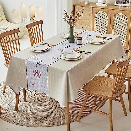 Rechteckige dekorative Tischdecke, Tischdecke, 120 x 170 cm, Tischdecken for die Küche, waschbare Tischdecken, abwischbare Tischdecke, faltenfreie Tischdecke for Esszimmer, Party, Picknick im Freien ( Rechteckige dekorative Tischdecke, Tischdecke, 120 x 170 cm, Tischdecken for die Küche, waschbare Tischdecken, abwischbare Tischdecke, faltenfreie Tischdecke for Esszimmer, Party, Picknick im Freien ( von KanDuo