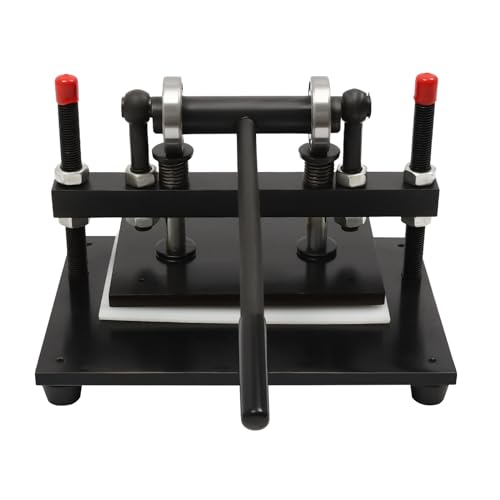 38 * 31cm Manuelle Lederstanze, Leder-Schneidemaschine, Stanzmaschine, Leder Stanzmaschine, Leder Stanzen Maschine Prägepresse, Tahlplatte Prägung, Prägemaschinen, Für Schneiden Papier, Schaumstoff von Kanbihao