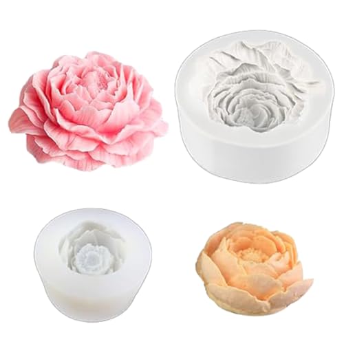 2 Stück Pfingstrose Silikon-Kerzenformen - DIY Silikon-Kerzenformen, Sojawachs, Bienenwachs, Duft Tischdekorationen, große Geschenke für Kunsthandwerk. 2 Stück Pfingstrose Silikon-Kerzenformen - DIY Silikon-Kerzenformen, Sojawachs, Bienenwachs, Duft Tischdekorationen, große Geschenke für Kunsthandwerk. von KangBaz