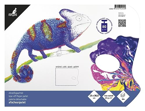 Abreißpalette Kangaro 23x30cm 36 Blatt 80g Papier. 3-seitig geklebt mit Daumenloch. Abreißpalette Kangaro 23x30cm 36 Blatt 80g Papier. 3-seitig geklebt mit Daumenloch. von Kangaro