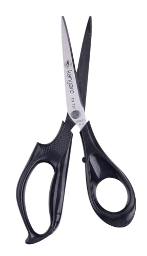 Büroschere KANGARO, Universalschere 18,5 cm, Schere mit Schutzhülle, für Rechtshänder, Blister, Farbmix, 1Stk., von Kangaro