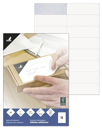 Etiketten ILK Kangaro 105x37mm Box 100 Blatt 16 Etiketten per Blatt Etiketten ILK Kangaro 105x37mm Box 100 Blatt 16 Etiketten per Blatt von Kangaro