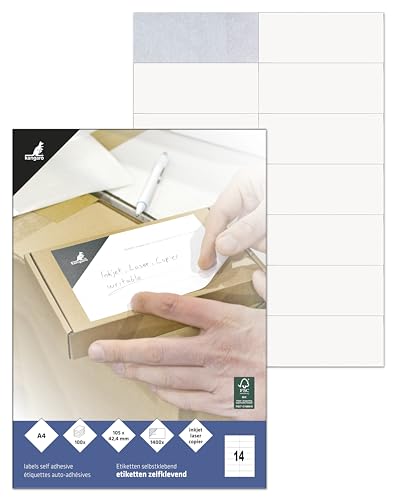 Etiketten ILK Kangaro 105x42,4mm Box 100 Blatt 14 Etiketten per Blatt Etiketten ILK Kangaro 105x42,4mm Box 100 Blatt 14 Etiketten per Blatt von Kangaro
