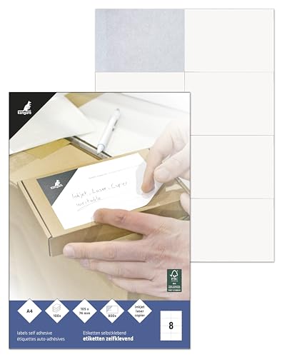Etiketten ILK Kangaro 105x74mm Box 100 Blatt 8 Etiketten per Blatt Etiketten ILK Kangaro 105x74mm Box 100 Blatt 8 Etiketten per Blatt von Kangaro
