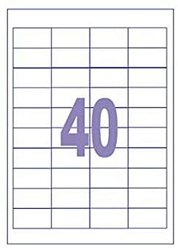 Etiketten ILK Kangaro 48,5x25,4mm Box 100 Blatt 40 Etiketten per Blatt Etiketten ILK Kangaro 48,5x25,4mm Box 100 Blatt 40 Etiketten per Blatt von Kangaro