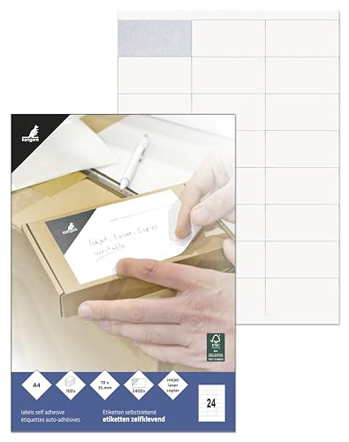 Etiketten ILK Kangaro 70x35mm Box 100 Blatt 24 Etiketten per Blatt Etiketten ILK Kangaro 70x35mm Box 100 Blatt 24 Etiketten per Blatt von Kangaro