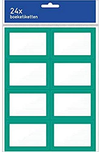 Kangaro, Buchetiketten 3x8 Stück grün pantone green C Buchetiketten 3x8 Stück von Kangaro