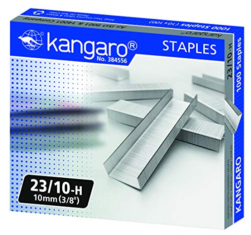 Heftklammern Kangaro 23/10H Box 1000 Stück 23/10H von Kangaro
