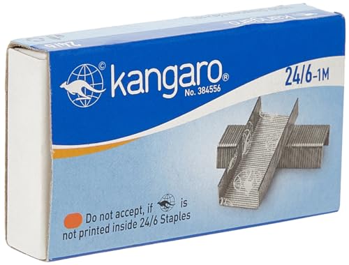 Kangaro 24/6-1M Heftklammern, 1000 Stück Kangaro 24/6-1M Heftklammern, 1000 Stück von Kangaro