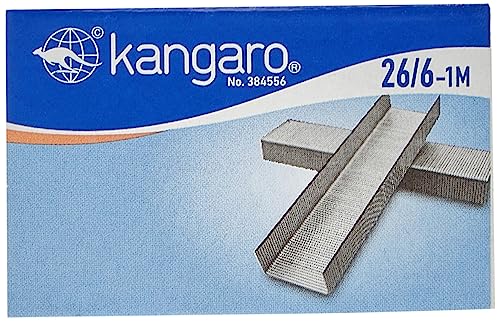 Kangaro 26/6-1M Heftklammern Nr. 26/6-1M, 1000 Stück von Kangaro