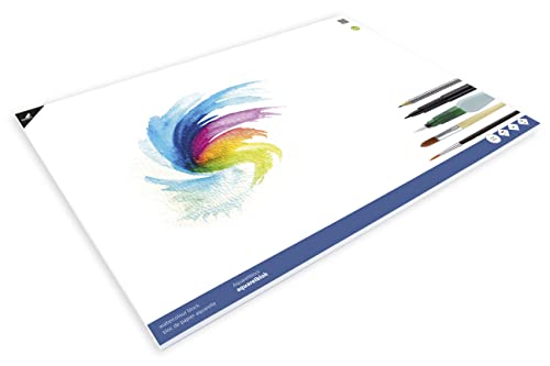 Kangaro Aquarellpapier A2 300 gram 12 Blatt cremeweiss Kangaro Aquarellpapier A2 300 gram 12 Blatt cremeweiss von Kangaro