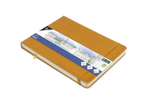 Kangaro Art Skizzenbuch A5 landscape ockergelb PU Hardcover 80 Blatt 140 Gramm cremefarbenes Papier Kangaro Art Skizzenbuch A5 landscape ockergelb PU Hardcover 80 Blatt 140 Gramm cremefarbenes Papier von Kangaro