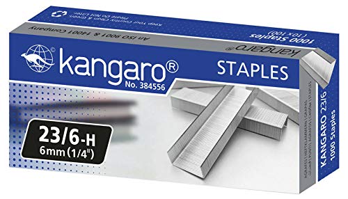 Kangaro Heftklammern Heavy Duty 23/6, 6mm shank von Kangaro