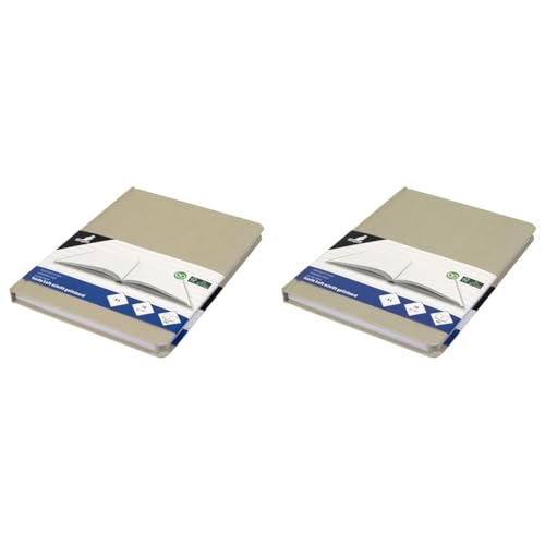 Kangaro Notizbuch kraft A5 96 Blatt, 70 gram, liniert K-5524 (Packung mit 2) von Kangaro