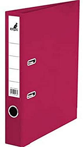 Kangaro PP Kunststoff Ordner 5 cm Rückenbreite DIN A4. Farbe Bordeaux (Ringordner, Aktenordner, Briefordner) von Kangaro
